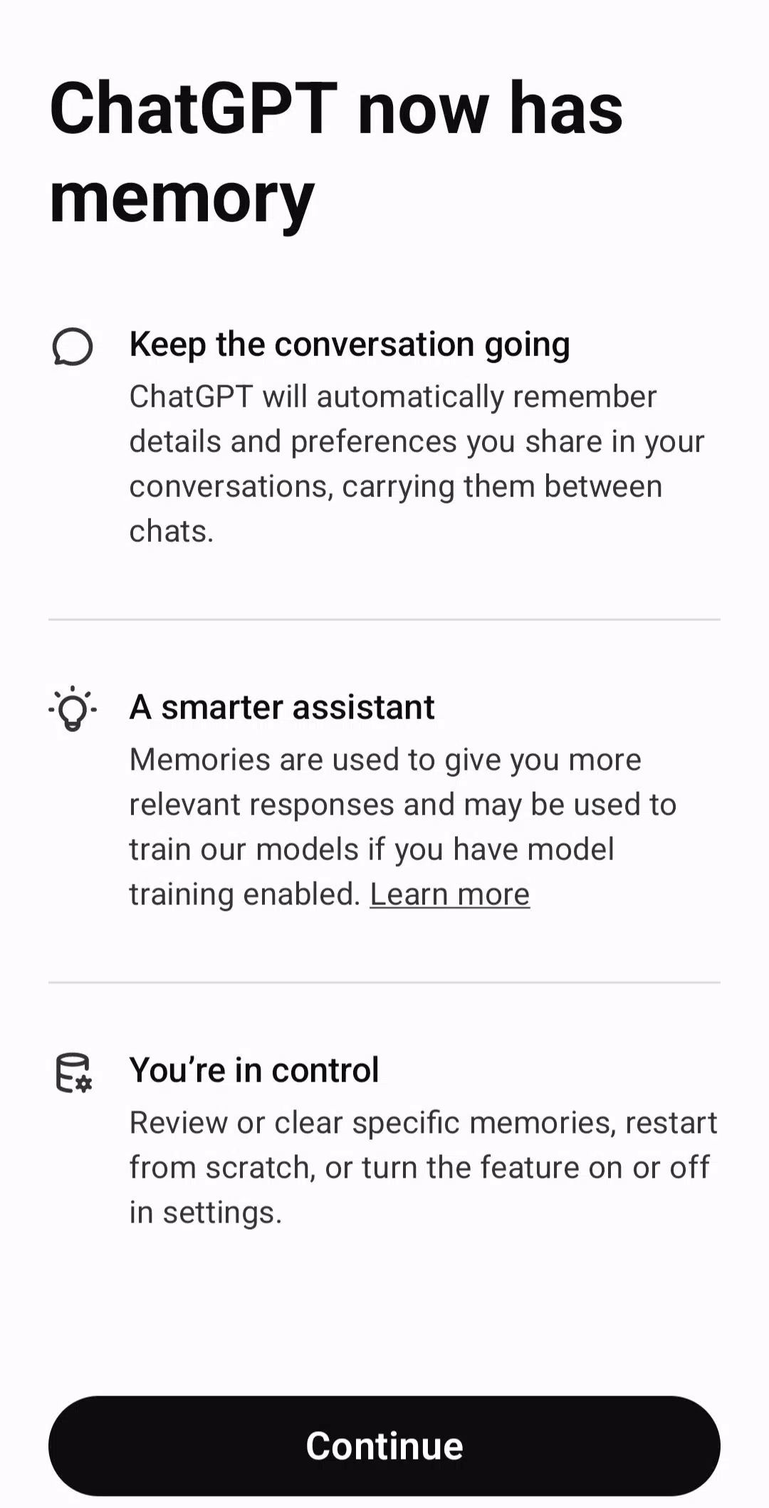 ChatGPT screenshot