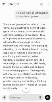 Screenshot 3 for ChatGPT
