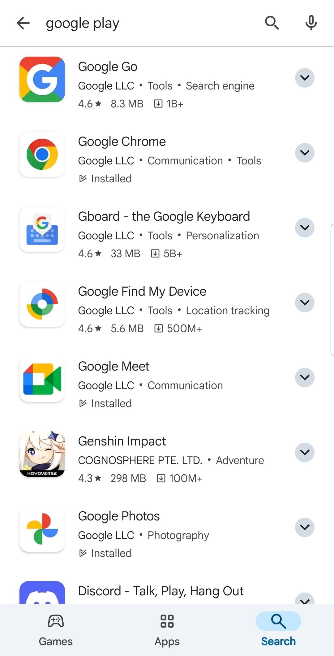 Google Play Store screenshot 5