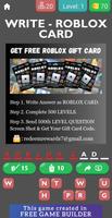 Get Robux Gift Card RedeemCode capture d'écran 3