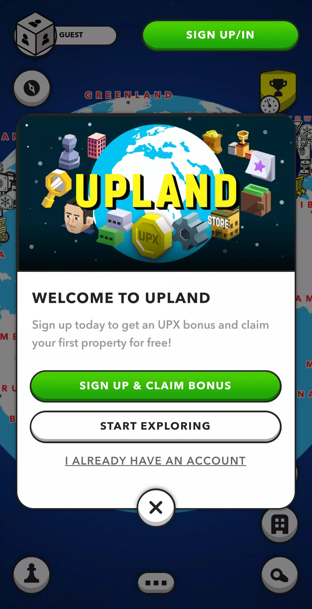 Upland Real-World City-Builder