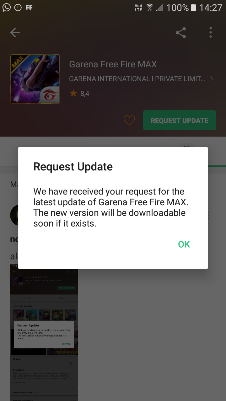 Capitan10311 add a post under free fire max discussion group apkpure