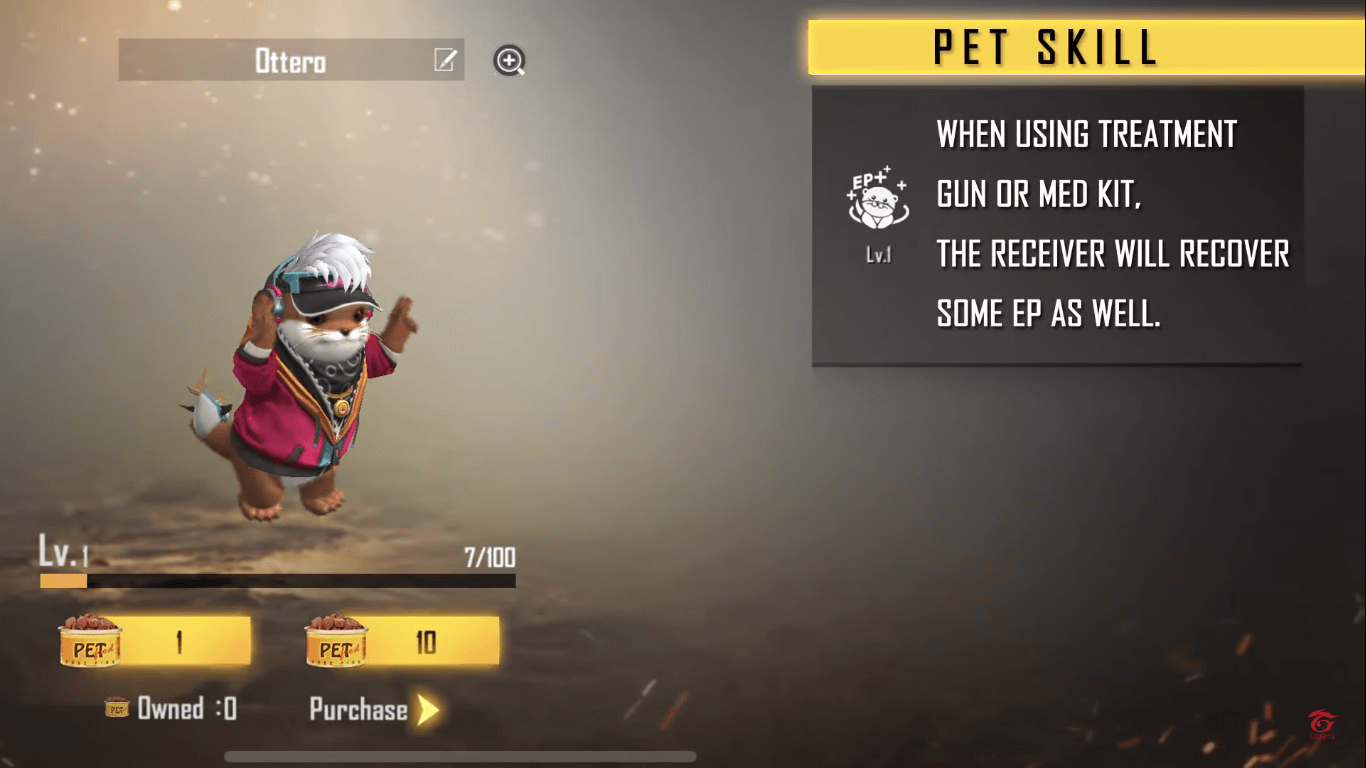 Free Fire Introduced A New Pet Ottero æ¸¸æˆè®¨è®º Garena Free Fire Rampageè®¨è®ºç»„
